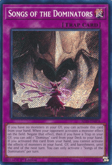 Songs of the Dominators - ALIN-EN078 -  Secret Rare - 1st Edition